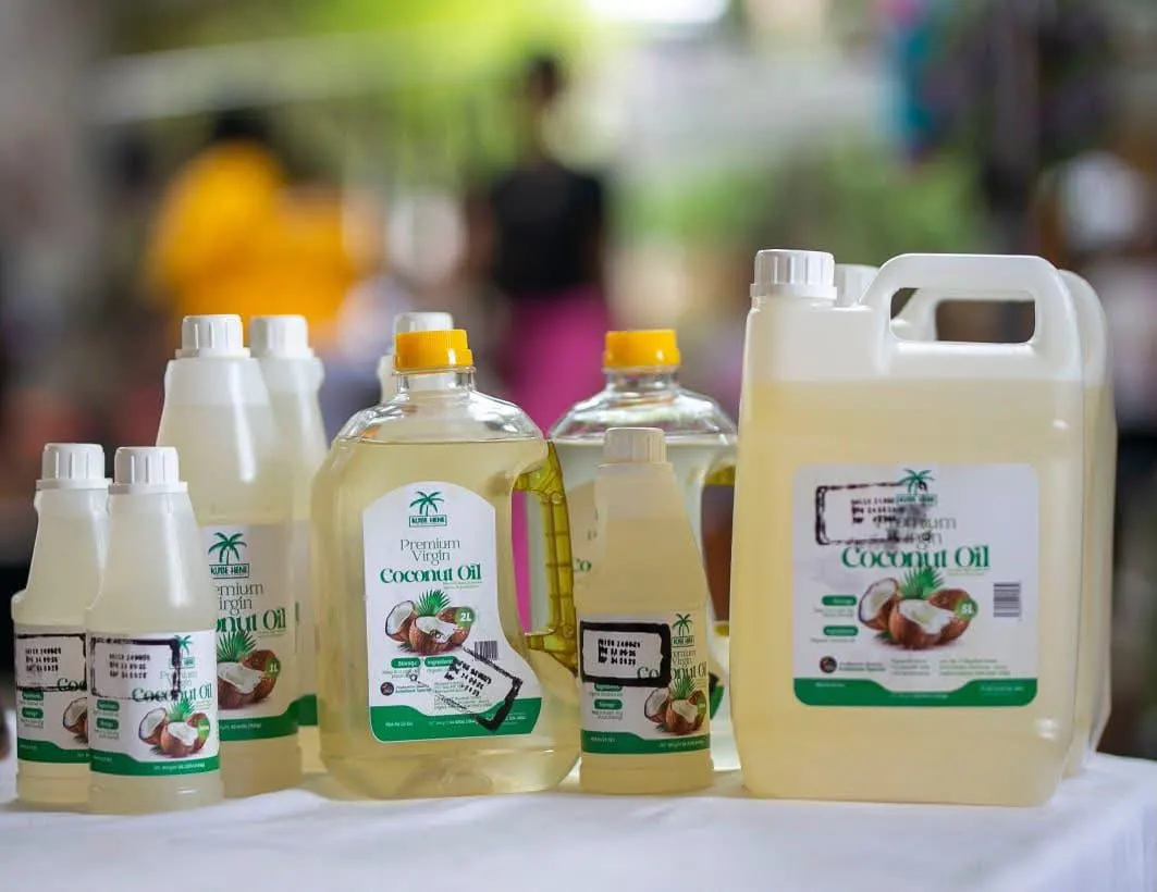 Kubehene Premium Virgin Coconut Oil in 500ml, 1L, 2L and 5L bottles